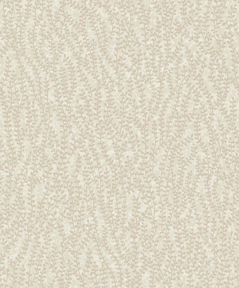 Seaweed Beaded Branches Organic Silk EW10607 by Seabrook Designs Designer Wallpaper