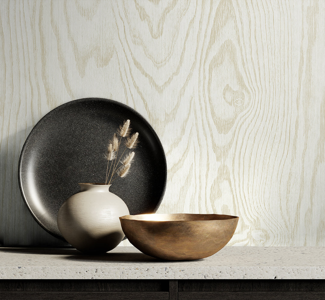 Kyoto Faux Woodgrain Washed Grain EW11305 by Seabrook Designs Designer Wallpaper