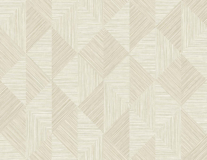 Diamond Inlay Beige EW11707 by Seabrook Designs Designer Wallpaper
