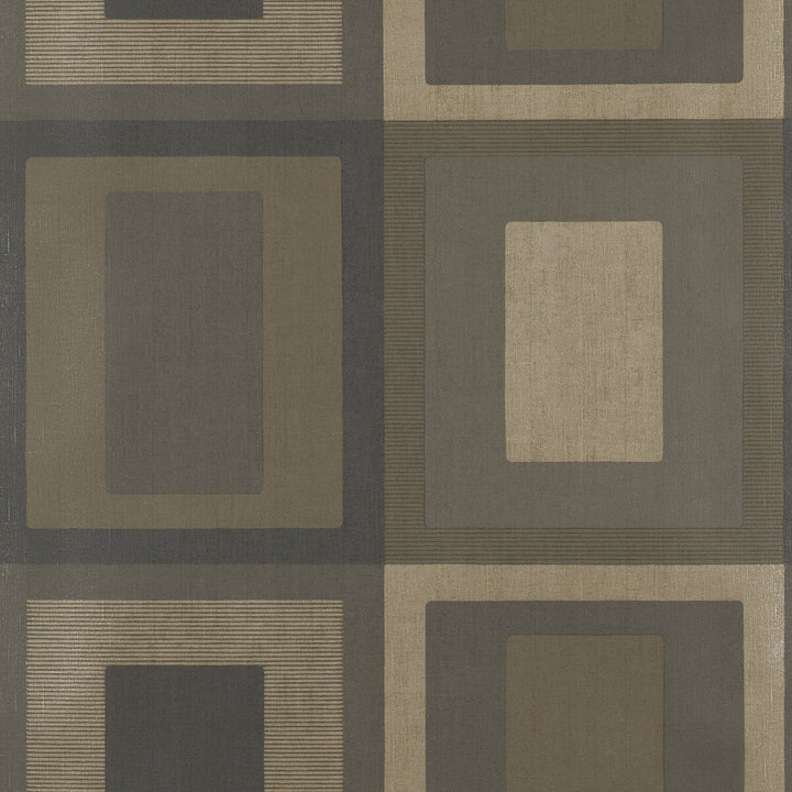 Moro Charcoal/Bronze by Threads Designer Wallcovering VINYL WALLPAPER COLLECTION I PAPER - 100% United Kingdom Horizontal: 26.989 and Vertical: 30.0228 26.989 - Swanky Fabrics -