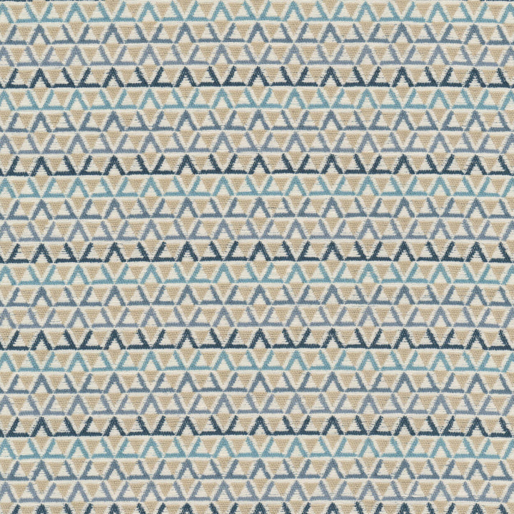 Exhibitor 1 Blueberry by Stout Designer Fabric RAINBOW LIBRARY CADET/INDIGO 46%SVI 23%COT 31%POL INDIA Horizontal: 1.750 and Vertical: 2.000 54 in - Swanky Fabrics -