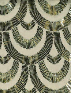 Exodus Gold by Norbar Designer Fabric SPLENDOR 58% VISCOSE 42% POLYESTER CHINA 7 1/2"V 6"H 55 - Swanky Fabrics -