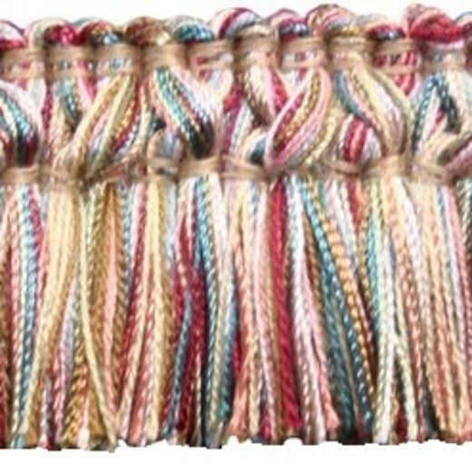 Elliant-Wine by Europatex Designer Fabric Le Petite 100% Polyester China See Sample Horizontal: N/A and Vertical: N/A 1.75 inches  - Swanky Fabrics -