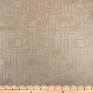 Embellished Square Cream by Europatex Designer Fabric