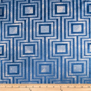 Embellished Square Ivory by Europatex Designer Fabric