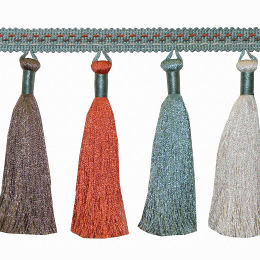 Eric Sunset by Europatex Designer Fabric Sirenia 50% Viscose / 50% Cotton China See Sample Horizontal: N/A and Vertical: N/A 4.50 inches  - Swanky Fabrics -