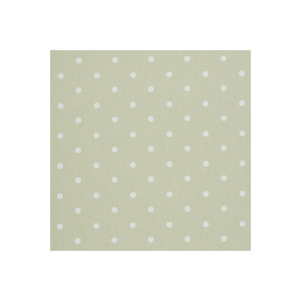Dotty Sage by Clarke And Clarke Designer Fabric CLARKE & CLARKE VINTAGE CLASSICS COTTON - 100% United Kingdom MEDIUM Horizontal: 2.76 and Vertical: 2.36 54 - Swanky Fabrics -