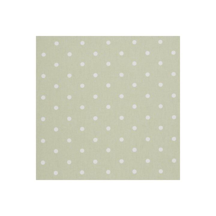 Dotty Sage by Clarke And Clarke Designer Fabric CLARKE & CLARKE VINTAGE CLASSICS COTTON - 100% United Kingdom MEDIUM Horizontal: 2.76 and Vertical: 2.36 54 - Swanky Fabrics -