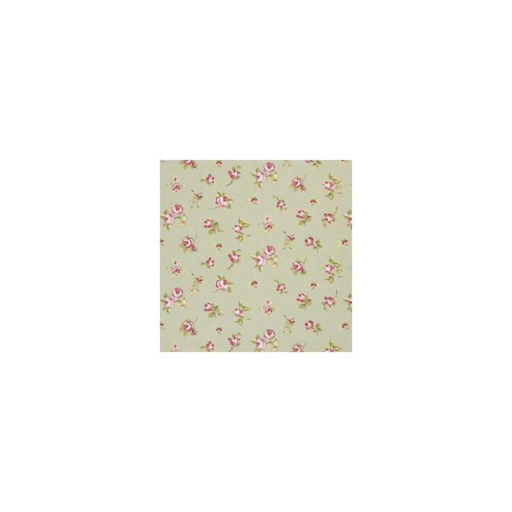 Rosebud Sage by Clarke And Clarke Designer Fabric CLARKE & CLARKE VINTAGE CLASSICS COTTON - 100% United Kingdom MEDIUM Horizontal: 13.39 and Vertical: 6.3 54 - Swanky Fabrics -