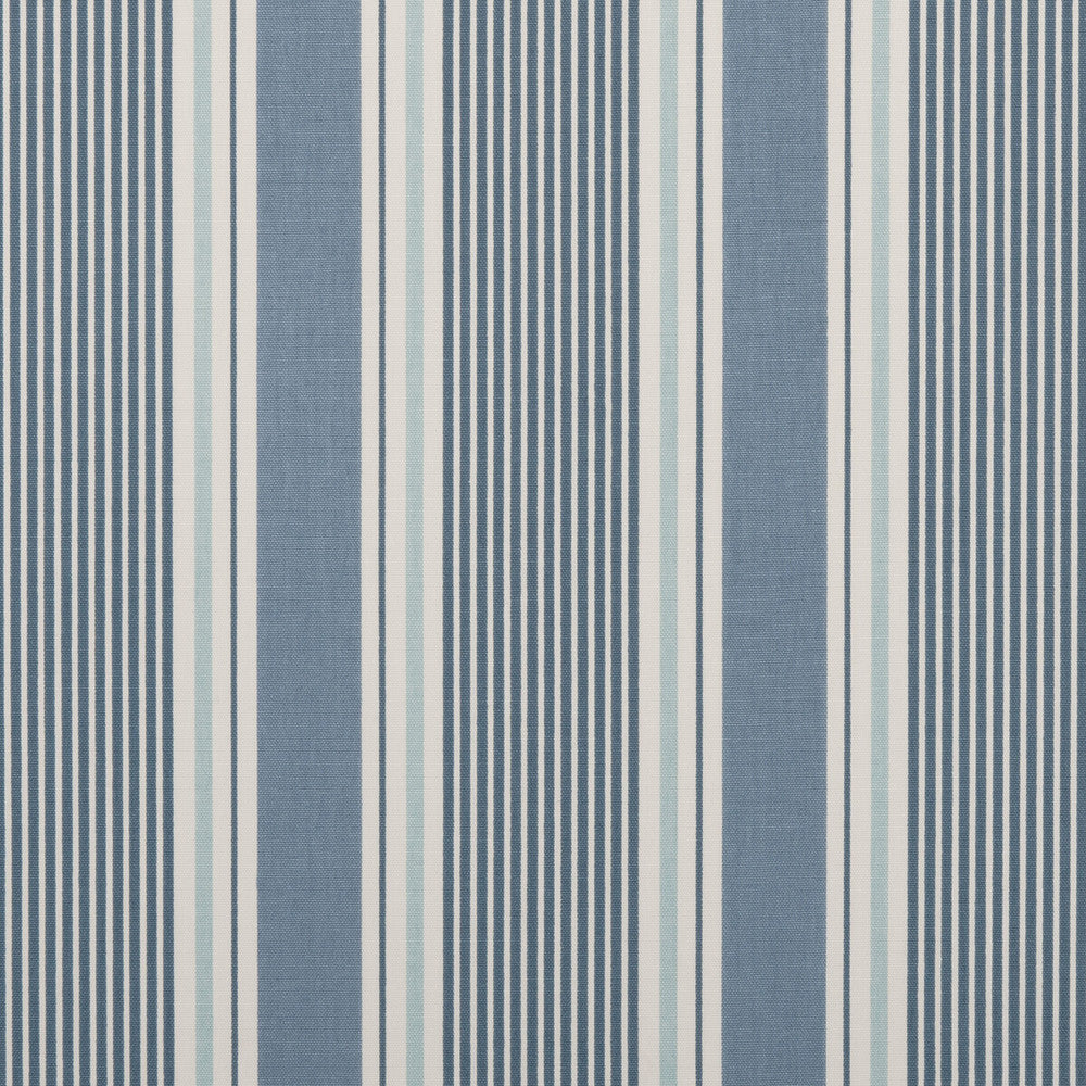 Sail Stripe Cloud by Clarke And Clarke Designer Fabric CLARKE & CLARKE MARITIME PRINTS COTTON - 100% United Kingdom MEDIUM Horizontal: 6.89 and Vertical: 0 54 - Swanky Fabrics -