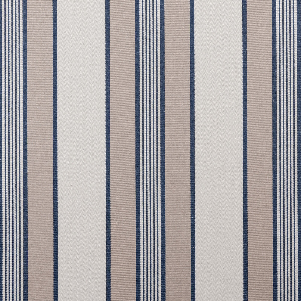 Regatta Navy by Clarke And Clarke Fabric Clarke And Clarke Fabric Regatta NavyFabric CLARKE & CLARKE TICKING STRIPES COTTON - 100% India </p><p>Repeat: H: 6.69, V: 0 55 - Fabric Carolina -