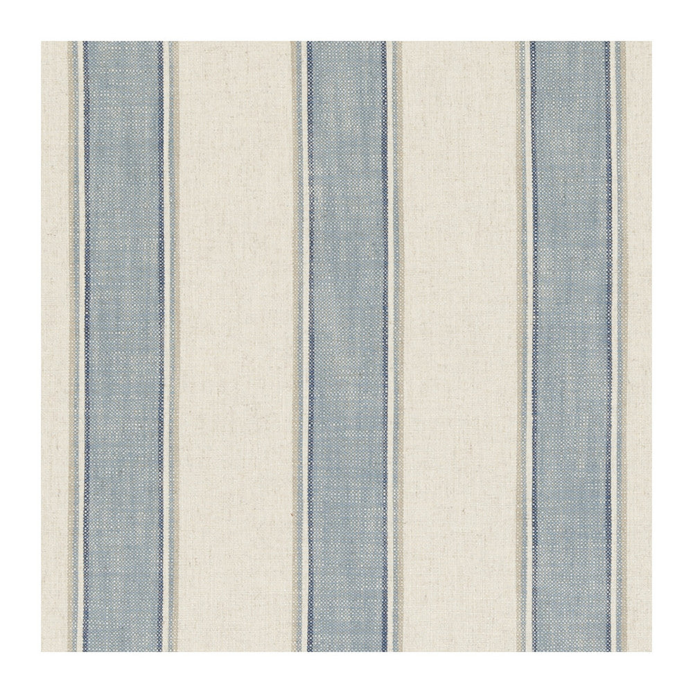 Kinburn Denim by Clarke And Clarke Designer Fabric CLARKE & CLARKE FAIRMONT VISCOSE - 80%;LINEN - 20% Turkey HEAVY Horizontal: 5.43 and Vertical: 0 54 - Swanky Fabrics -