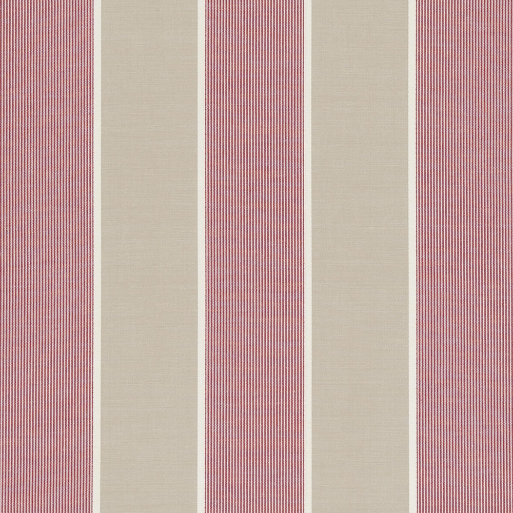 Chatburn Raspberry by Clarke And Clarke Designer Fabric CLARKE & CLARKE RIBBLE VALLEY COTTON - 100% India MEDIUM Horizontal: 6.89 and Vertical: 0 55 - Swanky Fabrics -