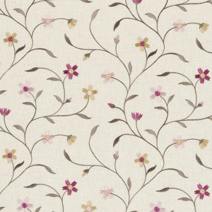 Mellor Raspberry by Clarke And Clarke Designer Fabric