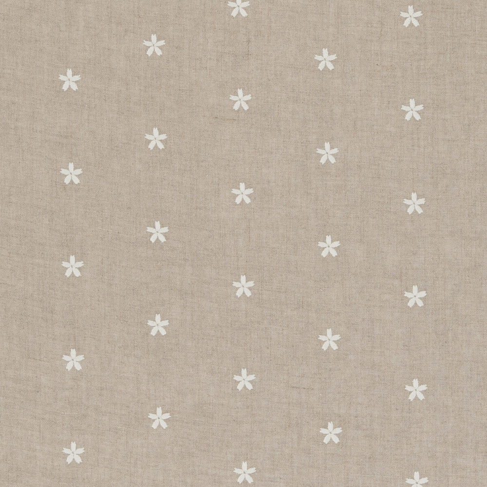 Mitton Natural by Clarke And Clarke Designer Fabric CLARKE & CLARKE RIBBLE VALLEY LINEN - 90%;COTTON - 10% India - Horizontal: 5.91 and Vertical: 3.15 53 - Swanky Fabrics -