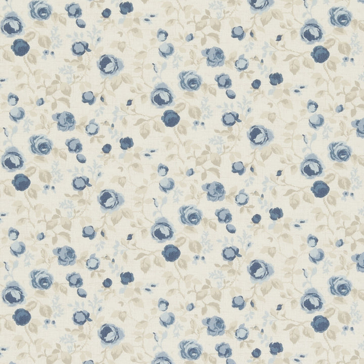 Maude Chambray by Clarke And Clarke Designer Fabric CLARKE & CLARKE GENEVIEVE COTTON - 100% United Kingdom MEDIUM Horizontal: and Vertical: 55.125 - Swanky Fabrics -