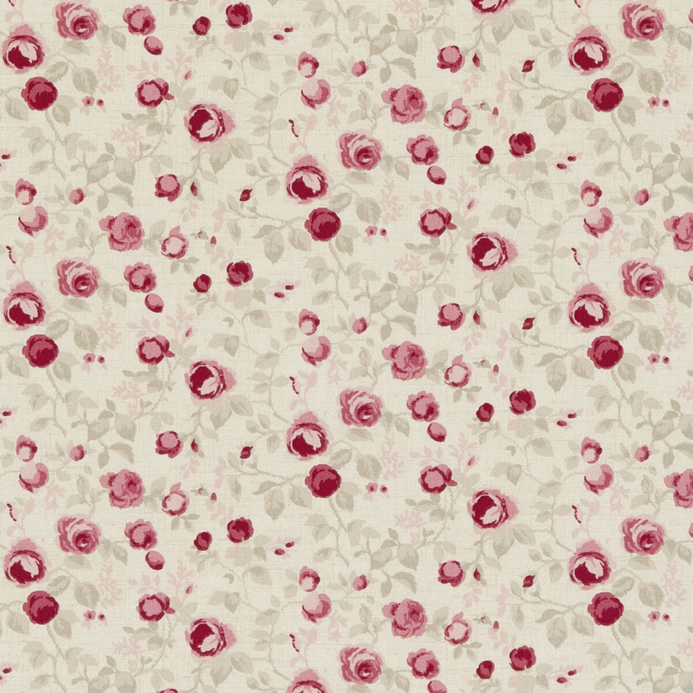 Maude Raspberry by Clarke And Clarke Fabric Clarke And Clarke Fabric Maude RaspberryFabric CLARKE & CLARKE GENEVIEVE COTTON - 100% United Kingdom </p><p>Repeat: H: , V: 55.125 - Fabric Carolina -