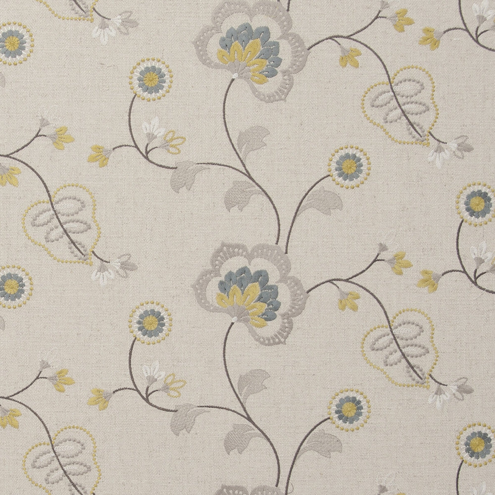 Chatsworth Acacia by Clarke And Clarke Designer Fabric CLARKE & CLARKE MANOR HOUSE VISCOSE - 34%;COTTON - 22%;LINEN - 22%;POLYESTER - 22% India - Horizontal: 25.59 and Vertical: 9.06 54 - Swanky Fabrics -