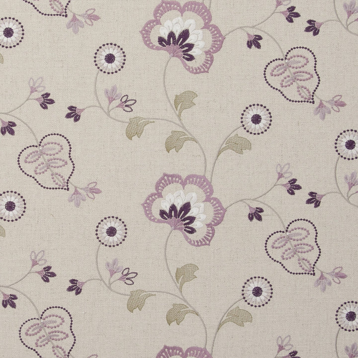 Chatsworth Orchid by Clarke And Clarke Designer Fabric CLARKE & CLARKE MANOR HOUSE VISCOSE - 34%;COTTON - 22%;LINEN - 22%;POLYESTER - 22% India - Horizontal: 25.59 and Vertical: 9.06 54 - Swanky Fabrics -