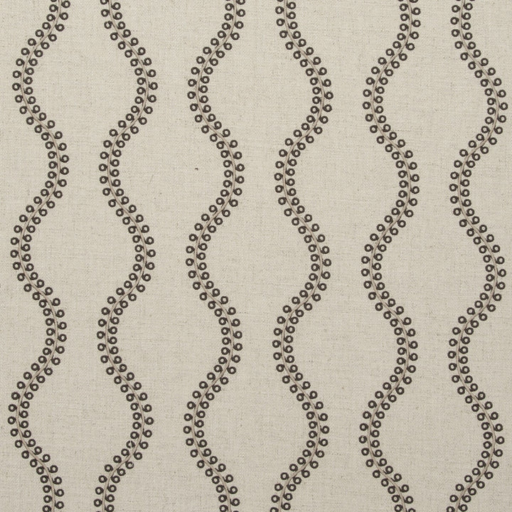Woburn Charcoal by Clarke And Clarke Designer Fabric CLARKE & CLARKE MANOR HOUSE COTTON - 43%;LINEN - 19%;POLYESTER - 19%;VISCOSE - 19% India Horizontal: 6.5 and Vertical: 6.1 54 - Swanky Fabrics -