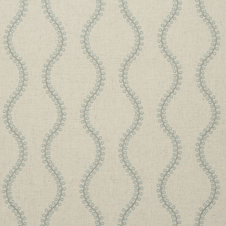 Woburn Duckegg by Clarke And Clarke Designer Fabric CLARKE & CLARKE MANOR HOUSE COTTON - 43%;LINEN - 19%;POLYESTER - 19%;VISCOSE - 19% India - Horizontal: 6.5 and Vertical: 6.1 54 - Swanky Fabrics -