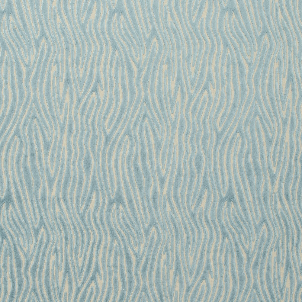 Onda Aqua by Clarke And Clarke Designer Fabric CLARKE & CLARKE DIMENSIONS VISCOSE - 52%;POLYESTER - 48% Turkey HEAVY Horizontal: 6.89 and Vertical: 12.2 54 - Swanky Fabrics -