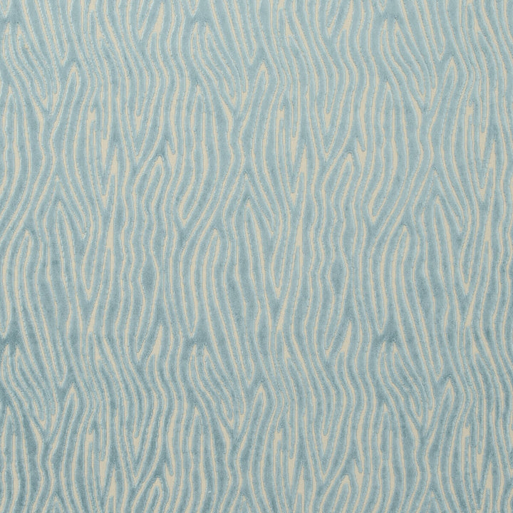 Onda Aqua by Clarke And Clarke Designer Fabric CLARKE & CLARKE DIMENSIONS VISCOSE - 52%;POLYESTER - 48% Turkey HEAVY Horizontal: 6.89 and Vertical: 12.2 54 - Swanky Fabrics -