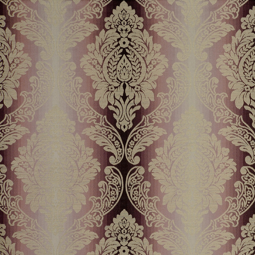 Ornato Orchid by Clarke And Clarke Designer Fabric CLARKE & CLARKE PALLADIO POLYESTER - 37%;VISCOSE - 36%;COTTON - 18%;LINEN - 9% Turkey HEAVY Horizontal: 13.78 and Vertical: 22.05 54 - Swanky Fabrics -