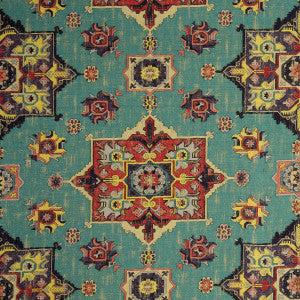 Malatya Aqua by Clarke And Clarke Designer Fabric