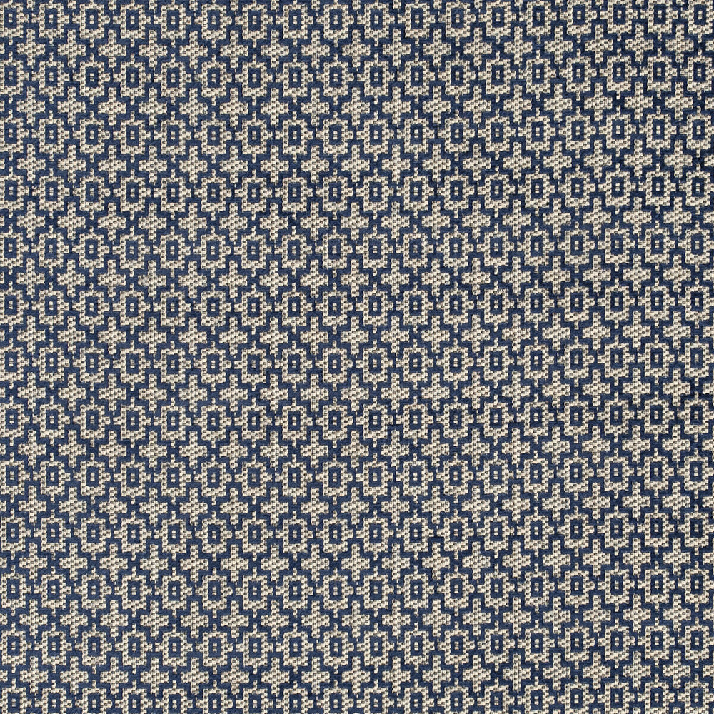 Mansour Indigo by Clarke And Clarke Designer Fabric CLARKE & CLARKE LATOUR VISCOSE - 70%;COTTON - 30% Turkey HEAVY Horizontal: 1.14 and Vertical: 1.61 56 - Swanky Fabrics -