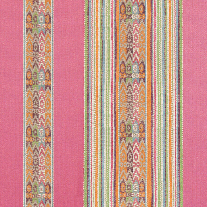 Totem Carmine by Clarke And Clarke Designer Fabric CLARKE & CLARKE NAVAJO COTTON - 51%;VISCOSE - 34%;LINEN - 8%;POLYESTER - 7% Turkey HEAVY Horizontal: 21.46 and Vertical: 6.77 54 - Swanky Fabrics -