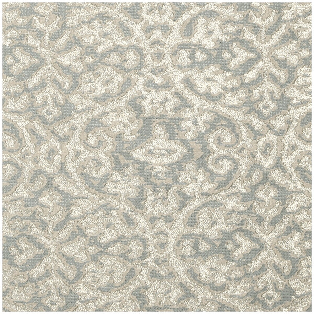 Imperiale Mineral by Clarke And Clarke Designer Fabric CLARKE & CLARKE IMPERIALE NYLON - 35%;VISCOSE - 28%;LINEN - 26%;METAL - 11% India MEDIUM Horizontal: 9.45 and Vertical: 9.65 57 - Swanky Fabrics -