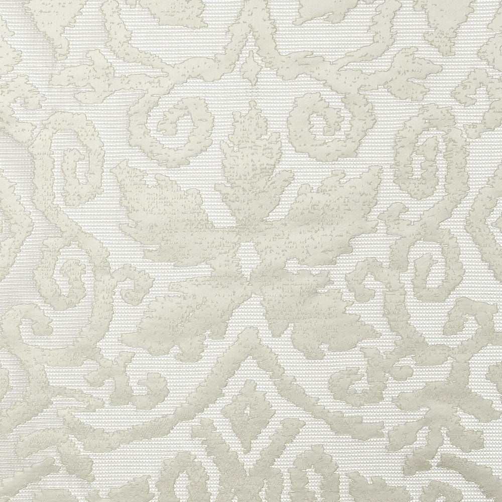 Otranto Ivory by Clarke And Clarke Designer Fabric CLARKE & CLARKE IMPERIALE POLYESTER - 64%;LINEN - 36% India MEDIUM Horizontal: 19.37 and Vertical: 25.67 57 - Swanky Fabrics -