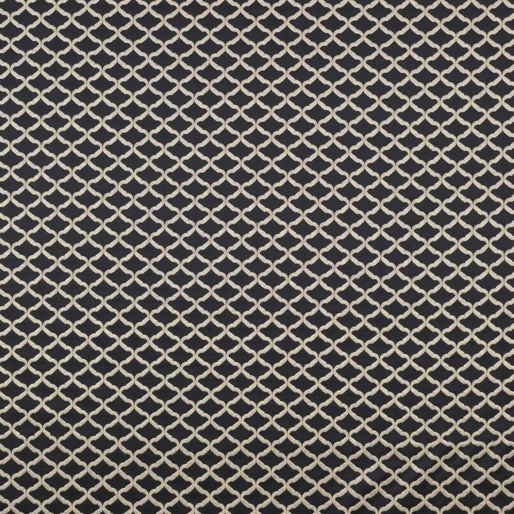 Reggio Ebony by Clarke And Clarke Fabric Clarke And Clarke Fabric Reggio EbonyFabric CLARKE & CLARKE IMPERIALE India </p><p>Repeat: H: 1.46, V: 1.26 55 - Fabric Carolina -