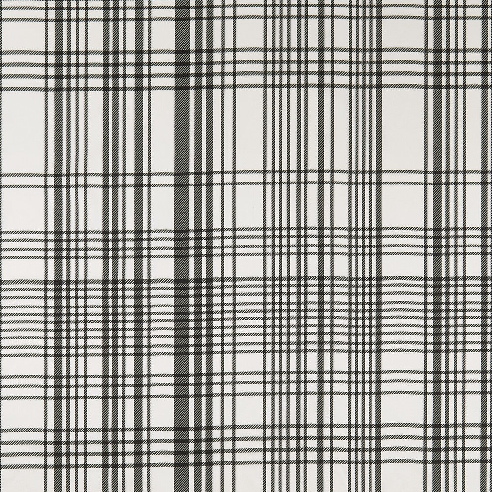 Bw1006 Black/White by Clarke And Clarke Designer Fabric CLARKE & CLARKE BLACK + WHITE COTTON - 62%;POLYESTER - 38% India MEDIUM Horizontal: 19.09 and Vertical: 19.02 55 - Swanky Fabrics -