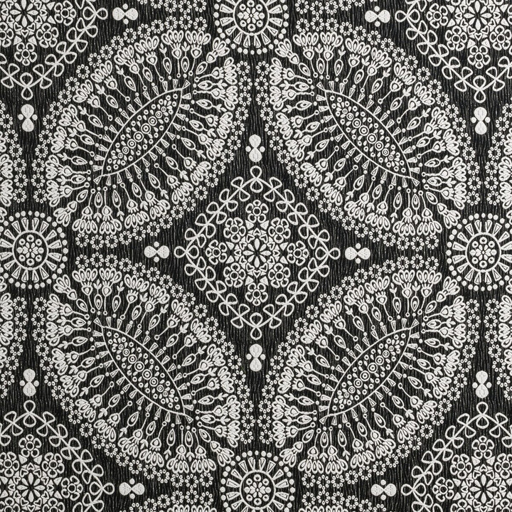 Bw1007 Black/White by Clarke And Clarke Designer Fabric CLARKE & CLARKE BLACK + WHITE COTTON - 72%;POLYESTER - 28% India MEDIUM Horizontal: 18.31 and Vertical: 19.17 55 - Swanky Fabrics -