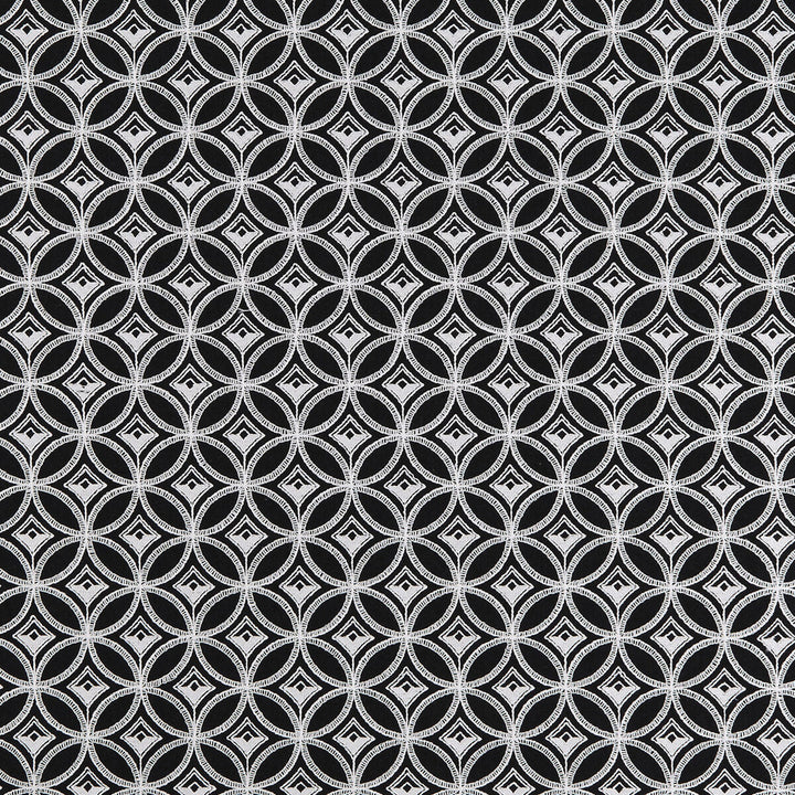 Bw1009 Black/White by Clarke And Clarke Designer Fabric CLARKE & CLARKE BLACK + WHITE COTTON - 25%;LINEN - 25%;POLYESTER - 25%;VISCOSE - 25% India - Horizontal: 3.25 and Vertical: 3 55 - Swanky Fabrics -