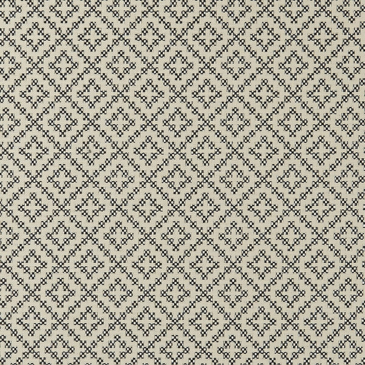 Bw1021 Black/White by Clarke And Clarke Designer Fabric CLARKE & CLARKE BLACK + WHITE COTTON - 62%;POLYESTER - 38% Turkey MEDIUM Horizontal: 4.65 and Vertical: 2.28 55 - Swanky Fabrics -