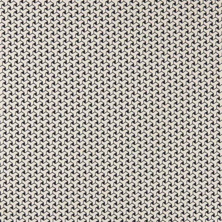 Bw1034 Black/White by Clarke And Clarke Designer Fabric CLARKE & CLARKE BLACK + WHITE VISCOSE - 44%;POLYESTER - 38%;COTTON - 18% Italy HEAVY Horizontal: 1.38 and Vertical: 0.71 55 - Swanky Fabrics -