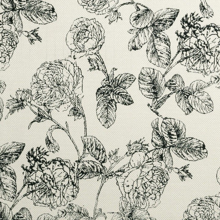 Bw1035 Black/White by Clarke And Clarke Designer Fabric CLARKE & CLARKE BLACK + WHITE VISCOSE - 67%;COTTON - 18%;POLYESTER - 15% Italy HEAVY Horizontal: 27.56 and Vertical: 25.39 55 - Swanky Fabrics -