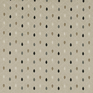 Healey Charcoal by Clarke And Clarke Designer Fabric