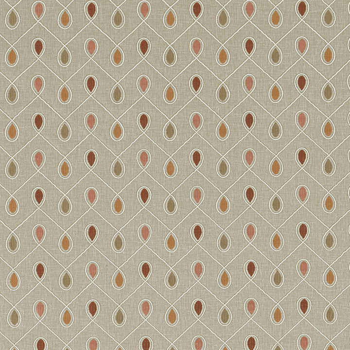 Healey Spice by Clarke And Clarke Fabric Clarke And Clarke Fabric Healey SpiceFabric CLARKE & CLARKE RICHMOND POLYESTER - 52%;COTTON - 48% India </p><p>Repeat: H: 6.3, V: 4.53 54 - Fabric Carolina -