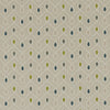 Healey Teal/Acacia by Clarke And Clarke Designer Fabric