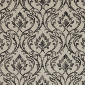 Leyburn Charcoal by Clarke And Clarke Designer Fabric