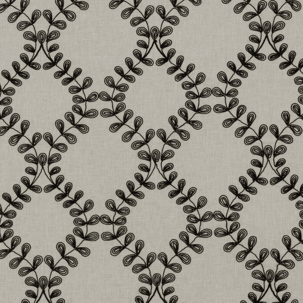 Malham Charcoal by Clarke And Clarke Designer Fabric CLARKE & CLARKE RICHMOND POLYESTER - 52%;COTTON - 48% India - Horizontal: 8.46 and Vertical: 9.06 54 - Swanky Fabrics -