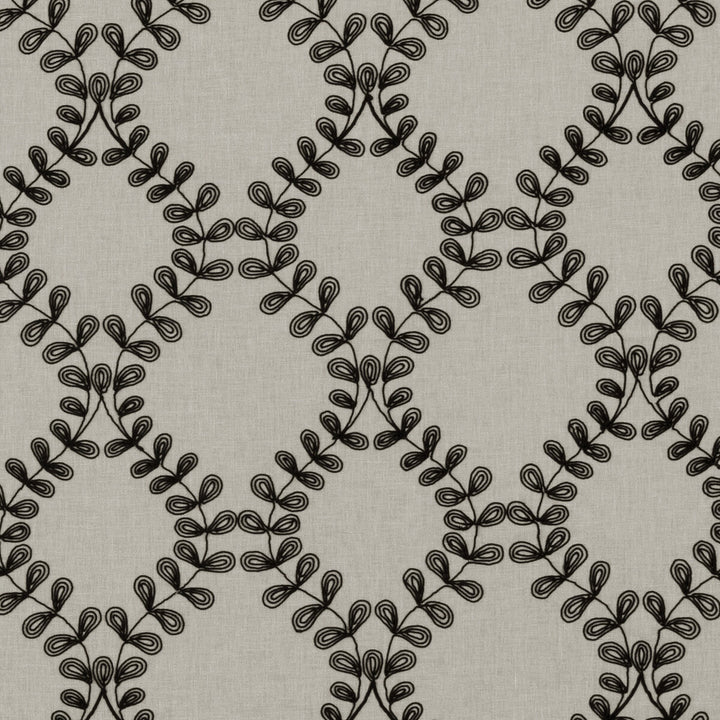 Malham Charcoal by Clarke And Clarke Designer Fabric CLARKE & CLARKE RICHMOND POLYESTER - 52%;COTTON - 48% India - Horizontal: 8.46 and Vertical: 9.06 54 - Swanky Fabrics -