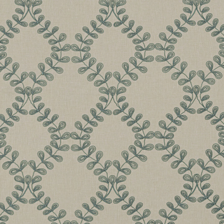Malham Duckegg by Clarke And Clarke Designer Fabric CLARKE & CLARKE RICHMOND POLYESTER - 52%;COTTON - 48% India - Horizontal: 8.46 and Vertical: 9.06 54 - Swanky Fabrics -