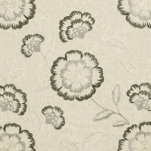 Richmond Charcoal by Clarke And Clarke Designer Fabric