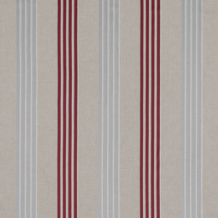 Wensley Raspberry/Duckegg by Clarke And Clarke Designer Fabric CLARKE & CLARKE RICHMOND POLYESTER - 77%;COTTON - 23% India MEDIUM Horizontal: 9.33 and Vertical: 0 54 - Swanky Fabrics -