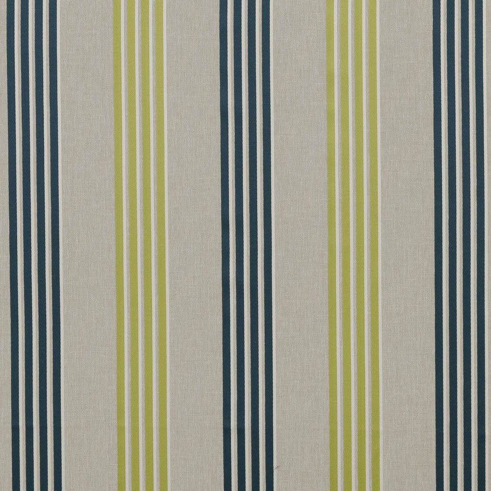 Wensley Teal/Acacia by Clarke And Clarke Designer Fabric CLARKE & CLARKE RICHMOND POLYESTER - 77%;COTTON - 23% India MEDIUM Horizontal: 9.33 and Vertical: 0 54 - Swanky Fabrics -